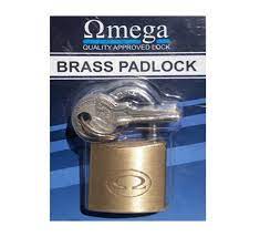 Omega Brass Padlock Pre-pack