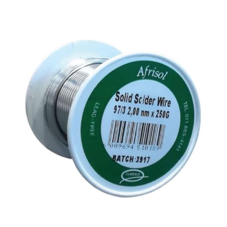 Picture of SOLDER SOLID CORE 2.00mm/250g (G/PURP) LEAD FREE