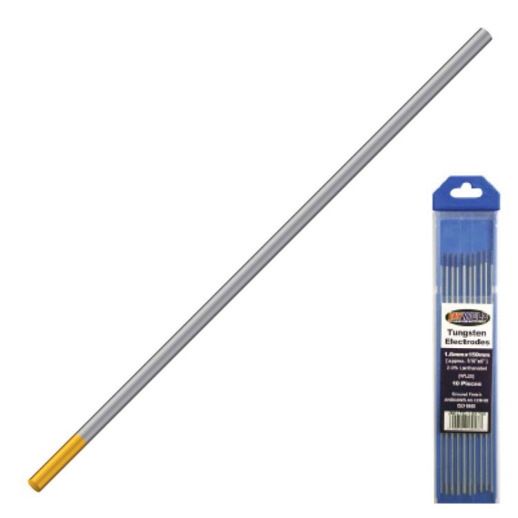 Picture of TUNGSTEN ELECTRODE (JWLD) 2% LANTHAIATED 2.4X150mm