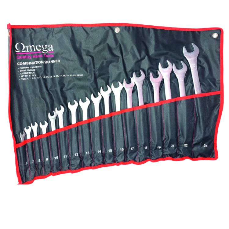 Picture of SPANNER SET (OME) COMB. 1B, 6-19, 21,22,24mm 17pc
