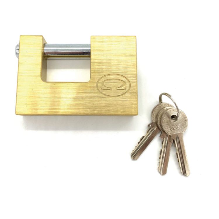 Picture of PADLOCK 90MM (OME) INSURANCE BRASS