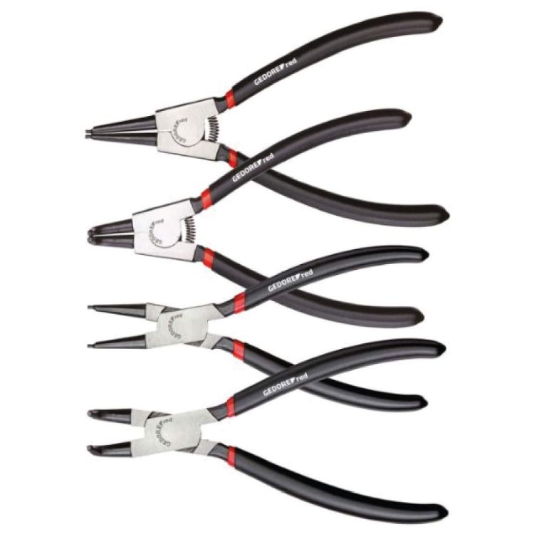 Picture of PLIER SET CIRCLIP 4pc (3301156) RED