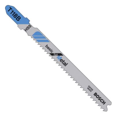 Show details for BLADE JIGSAW T118B  5pkt (BOS) METAL Picture of BLADE JIGSAW T118B  5pkt (BOS) METAL