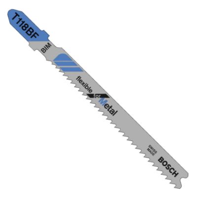 Show details for BLADE JIGSAW T118BF 5pkt (BOS) BI-METAL Picture of BLADE JIGSAW T118BF 5pkt (BOS) BI-METAL