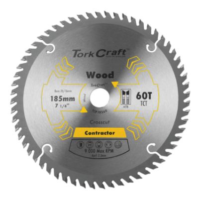 Show details for BLADE C/SAW 185mm x60T 20/16 Picture of BLADE C/SAW 185mm x60T 20/16