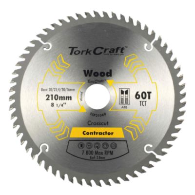 Show details for BLADE C/SAW 210mm x60T 30/1/20/16 Picture of BLADE C/SAW 210mm x60T 30/1/20/16