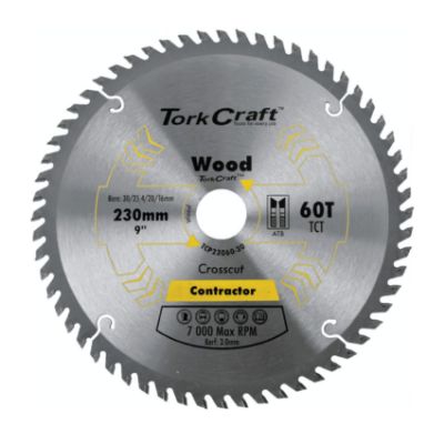 Show details for BLADE C/SAW 230mm x60T 30/1/20/16 WOOD Picture of BLADE C/SAW 230mm x60T 30/1/20/16 WOOD