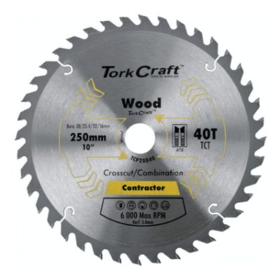 Show details for BLADE C/SAW 250mm x40T 30/1/20/16 Picture of BLADE C/SAW 250mm x40T 30/1/20/16