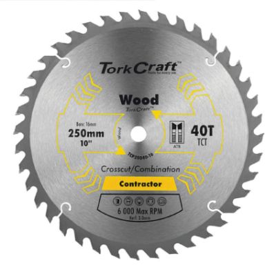 Show details for BLADE C/SAW 250mm x40T 16mm Picture of BLADE C/SAW 250mm x40T 16mm