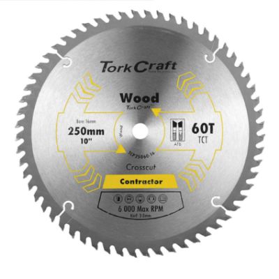 Show details for BLADE C/SAW 250mm x60T 16mm Picture of BLADE C/SAW 250mm x60T 16mm