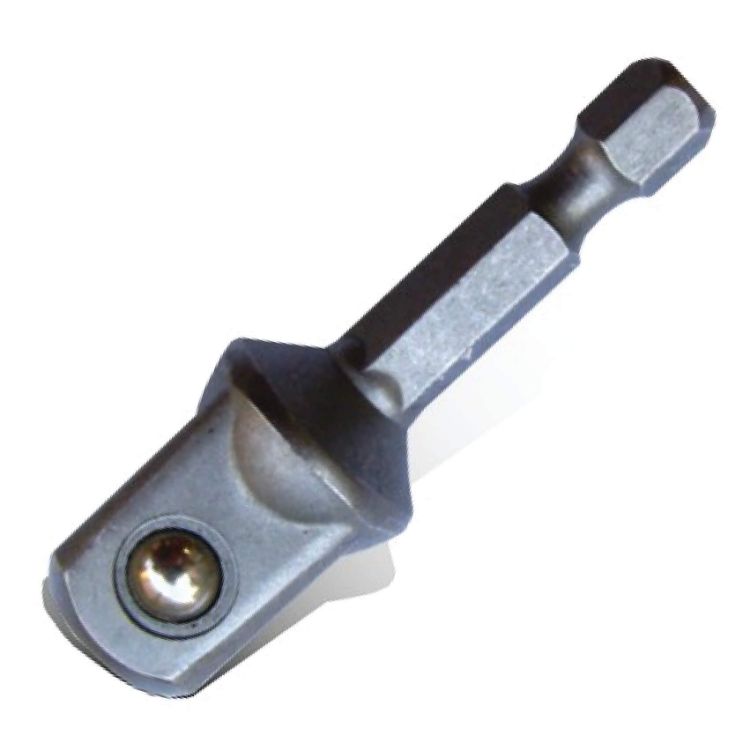 Picture of ADAPTOR SOCKET COUPLER 1/4"F SQ x 1/4"F HEX (TKT)