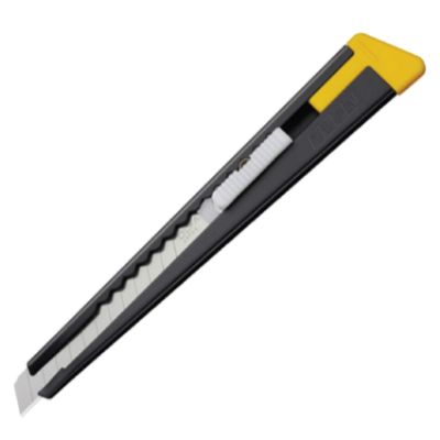 Show details for KNIFE SNAP-OFF 09mm (CTR18) BLK STL Picture of KNIFE SNAP-OFF 09mm (CTR18) BLK STL