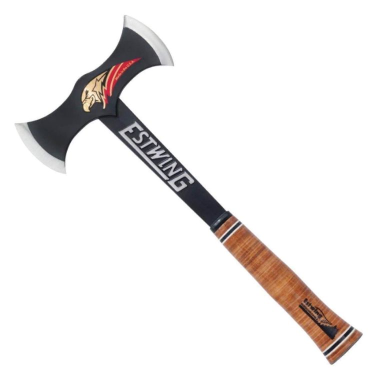 Picture of AXE DOUBLE BILL (EST) 1.1kg 38oz LEATHER HANDLE