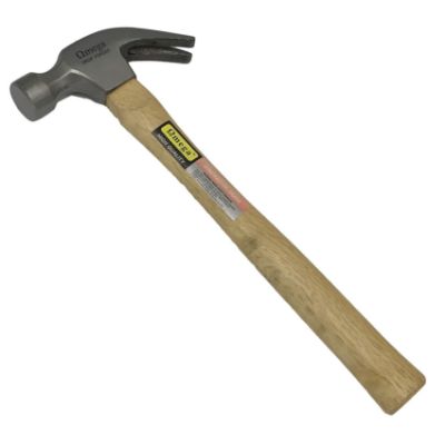 Show details for HAMMER CLAW 0450gr (OME) WOOD HANDLE Picture of HAMMER CLAW 0450gr (OME) WOOD HANDLE