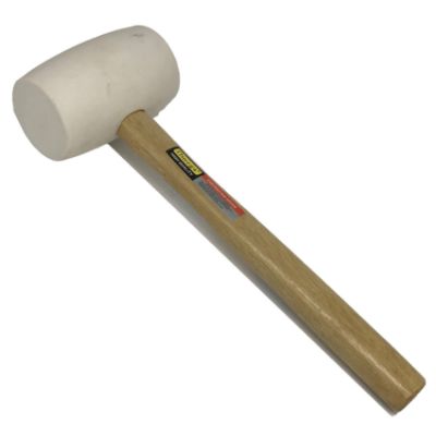 Show details for MALLET 0700gr RUBBER WHT (OME) Picture of MALLET 0700gr RUBBER WHT (OME)