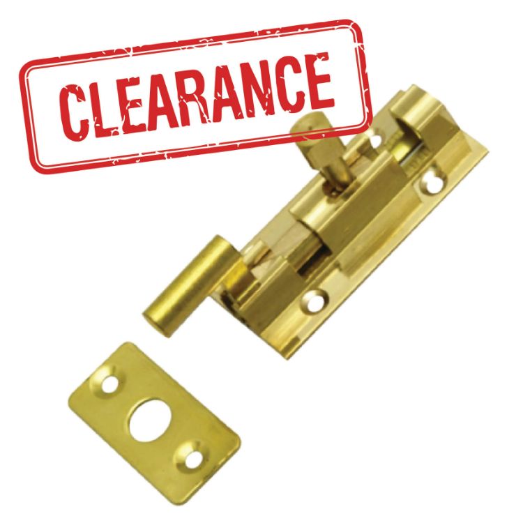 Picture of BARREL BOLT 064mm BRASS NECKED