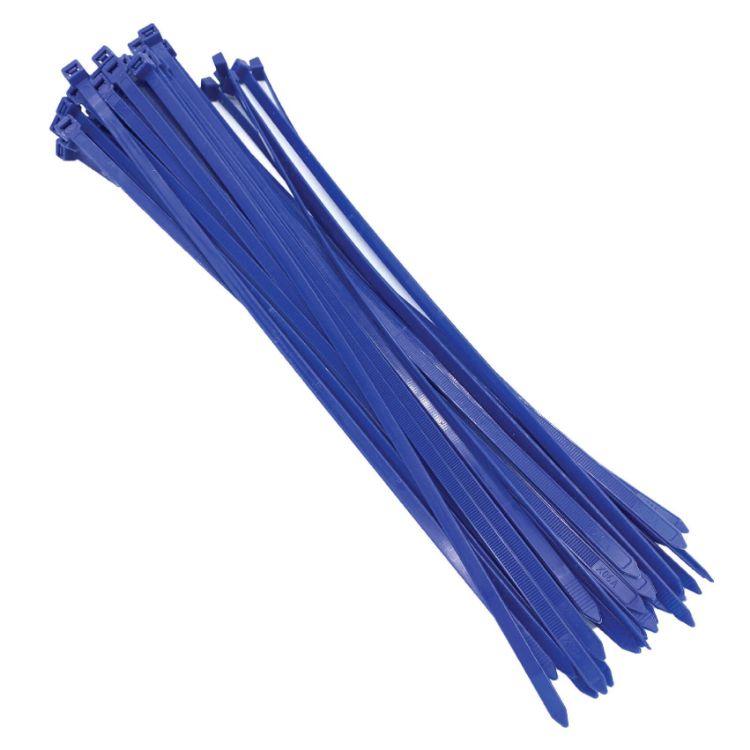 Picture of CABLE TIES BLU 400x07.8mm 50pk (OME)