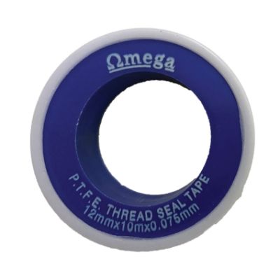 Show details for TAPE THREAD PTFE 12mm x10m 0.075mm (BLU) Picture of TAPE THREAD PTFE 12mm x10m 0.075mm (BLU)