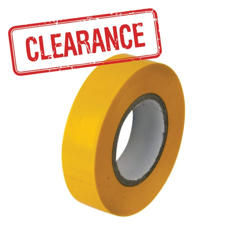 Picture of TAPE INSULATION 18mm x 20m AVAST YELLOW