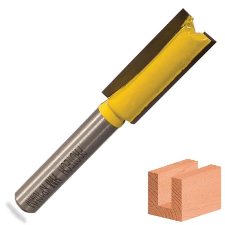 Picture of ROUTER STRAIGHT BIT 10X25MM CUT 2FLUTE METRIC 1/4"