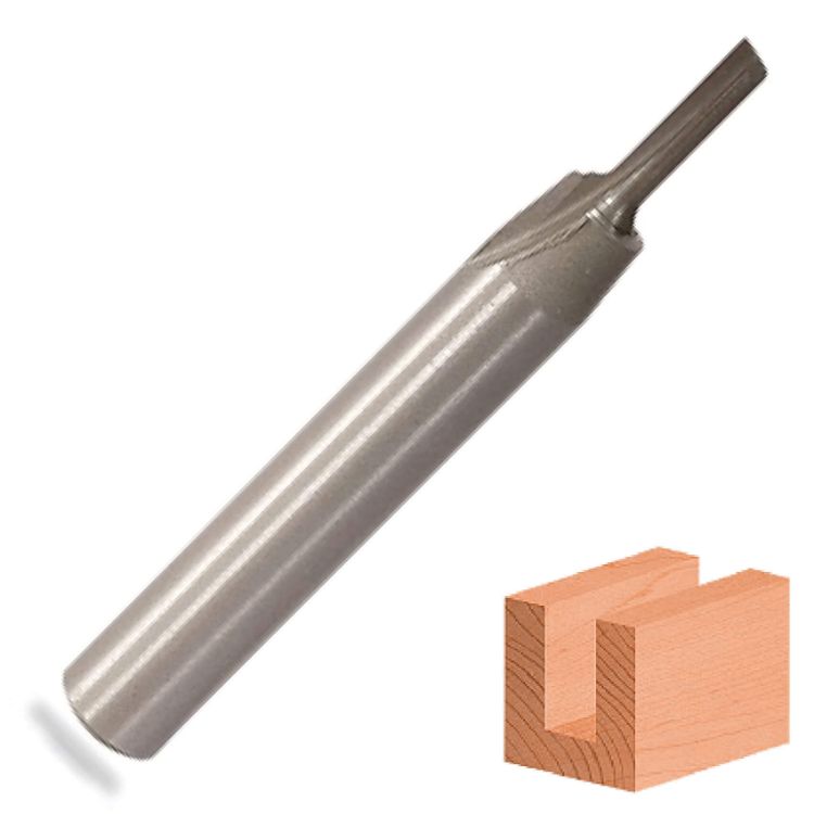 Picture of ROUTER STRAIGHT BIT 3/32" (2.4MM) X 1/2" CUT SOLID