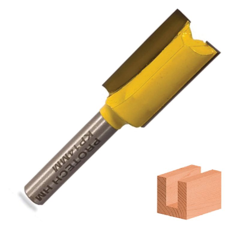 Picture of ROUTER STRAIGHT BIT 14MM X 25MM CUT 2 FLUTE METRIC