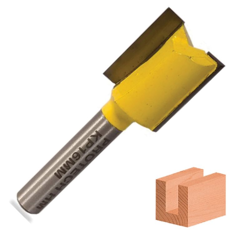 Picture of ROUTER STRAIGHT BIT 16MM X 20MM CUT 2 FLUTE METRIC