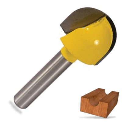 Show details for ROUTER CORE BOX 3/4" X 5/8" (3/8" RADIUS) 1/4" SHA Picture of ROUTER CORE BOX 3/4" X 5/8" (3/8" RADIUS) 1/4" SHA