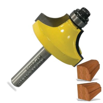 Show details for ROUTER BEADING BIT 1 1/4" X 5/8" " RADIUS 3/8" 1/4 Picture of ROUTER BEADING BIT 1 1/4" X 5/8" " RADIUS 3/8" 1/4