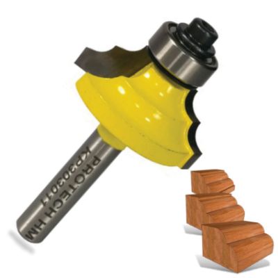 Show details for ROUTER DOUBLE ROUND BIT 1 1/8" X 1/2" RADIUS 5/32" Picture of ROUTER DOUBLE ROUND BIT 1 1/8" X 1/2" RADIUS 5/32"