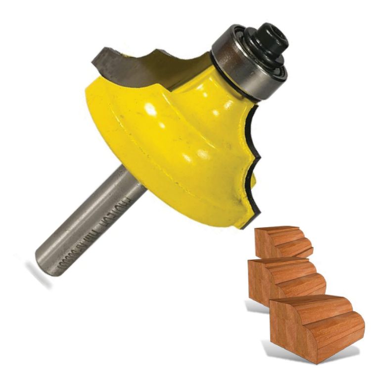 Picture of ROUTER DOUBLE ROUND BIT 1 1/2" X 11/16" RADIUS