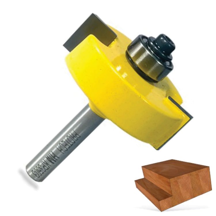 Picture of ROUTER RABBETING BIT 1 1/2" X 1/2" DEPTH 1/2" 1/4"