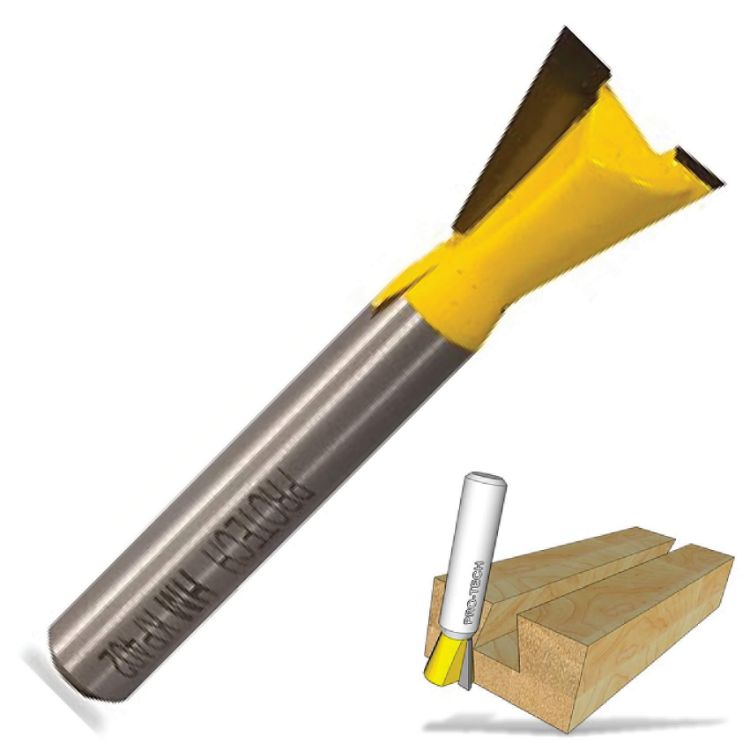Picture of ROUTER DOVETAIL BIT 1/2" 1/2" 1/4"SHANK