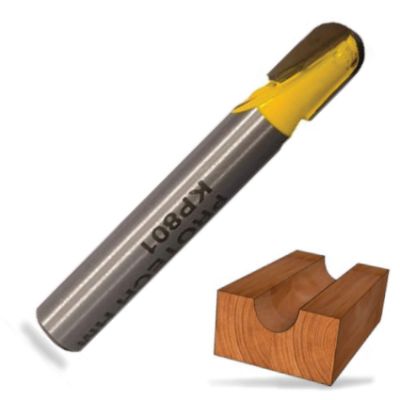 Show details for ROUTER CORE BOX BIT 1/4" X 1/4"SH Picture of ROUTER CORE BOX BIT 1/4" X 1/4"SH