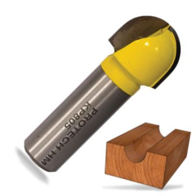 Show details for ROUTER CORE BOX BIT 3/4" X 1/2"SH Picture of ROUTER CORE BOX BIT 3/4" X 1/2"SH