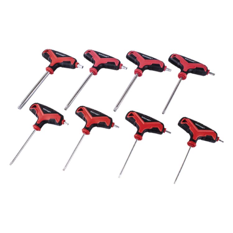 Picture of TORX T-HANDLE KEY SET(TKT) 8pce - T10-T50