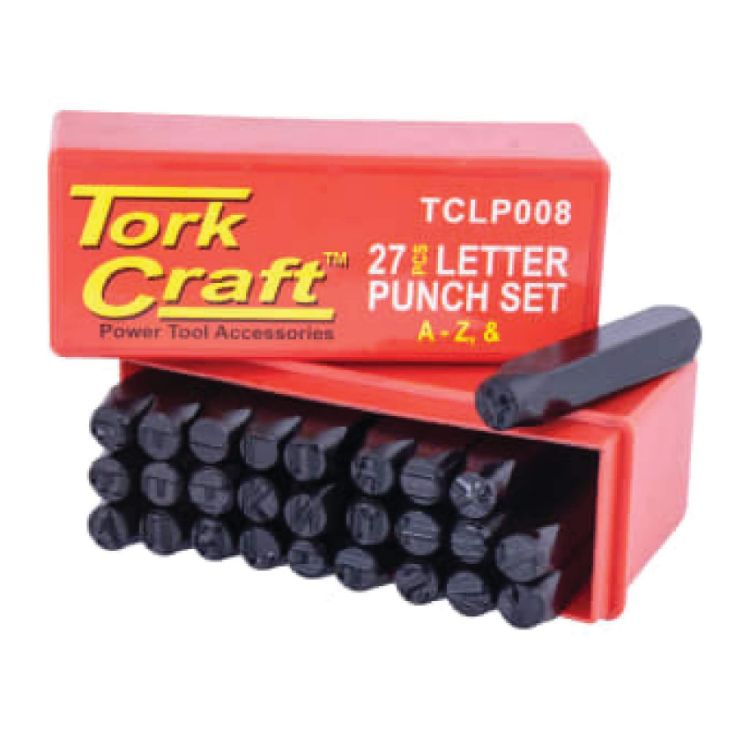 Picture of LETTER PUNCH SET 8mm (A-Z) BLACK (TKT)