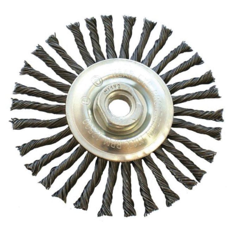Picture of WIRE WHEEL BRUSH 115MM (TKT) PLAIN TWISTED