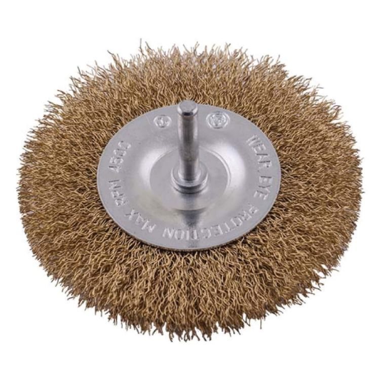 Picture of WIRE WHEEL 63MM X 6MM(TKT)MOUNTED SHAFT