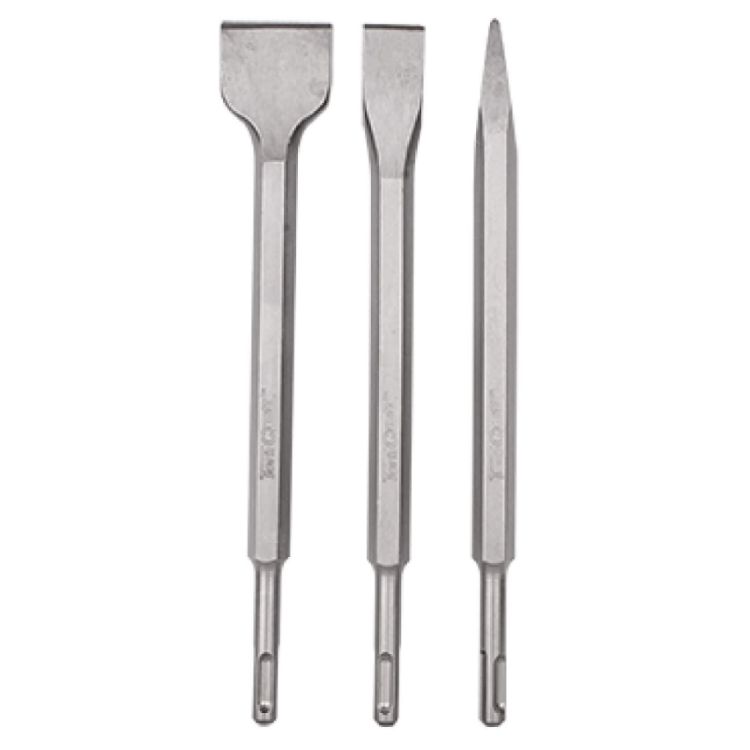 Picture of CHISEL SET 3pce SDS PLUS (TKT) MOIL,FLAT,SPADE
