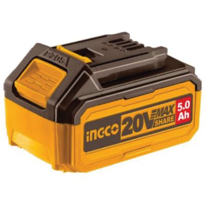 Show details for BATTERY (INGCO) 20V CORDLESS 5.0AH Picture of BATTERY (INGCO) 20V CORDLESS 5.0AH