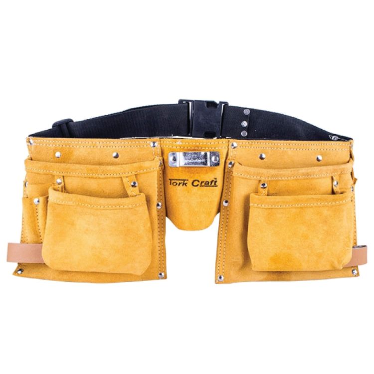 Picture of TOOL BELT LEATHER LRG (TKT) 11 POCKETS