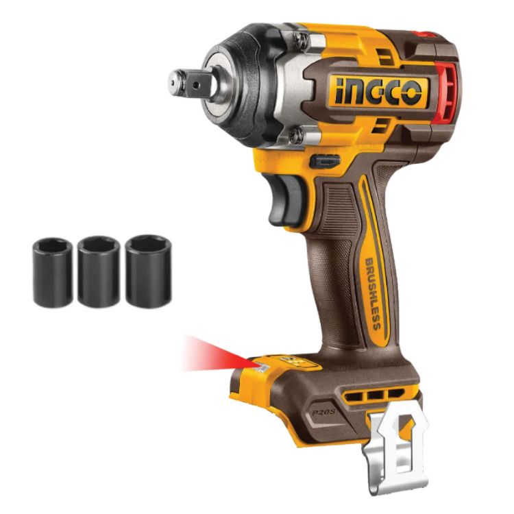 Picture of IMPACT WRENCH (INGCO) 20V BRUSHLESS 500NM SOLO