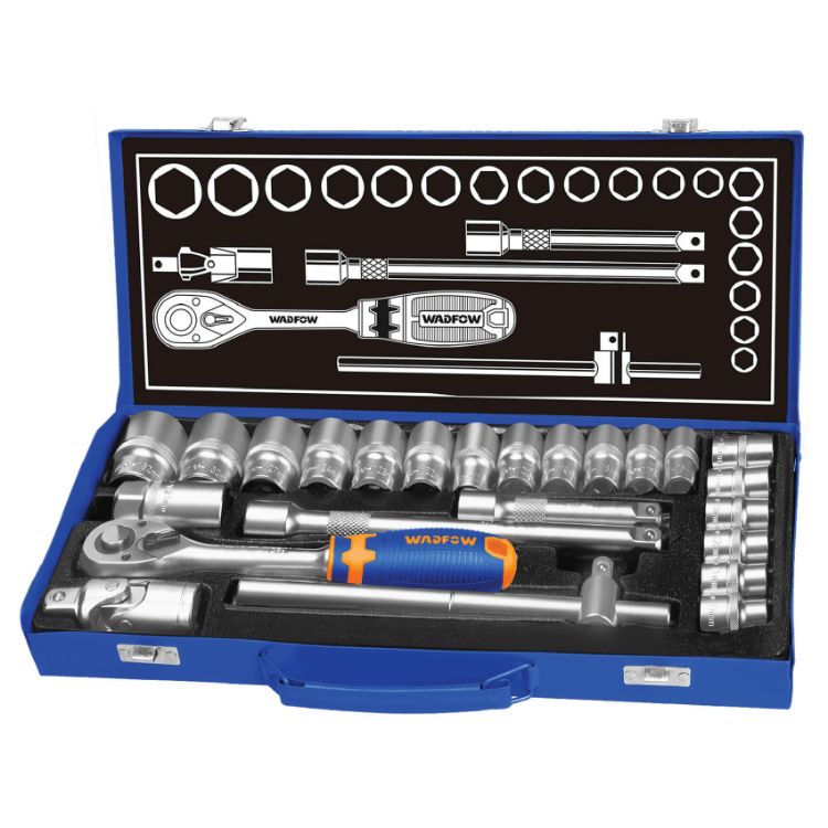 Picture of SOCKET SET 1/2" DR 25PCS (WADFOW)