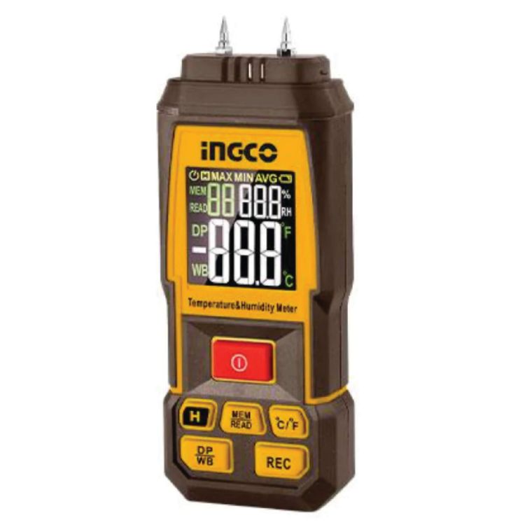 Picture of WOOD MOISTURE METER DIGITAL (INGCO) 2-70%