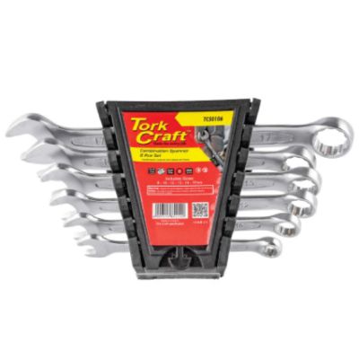 Show details for SPANNER SET (TKT) 6PC COMB. 8-17mm Picture of SPANNER SET (TKT) 6PC COMB. 8-17mm