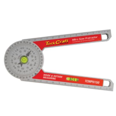 Show details for MITRE SAW LEVEL PROTRACTOR 150mm (TKT) Picture of MITRE SAW LEVEL PROTRACTOR 150mm (TKT)