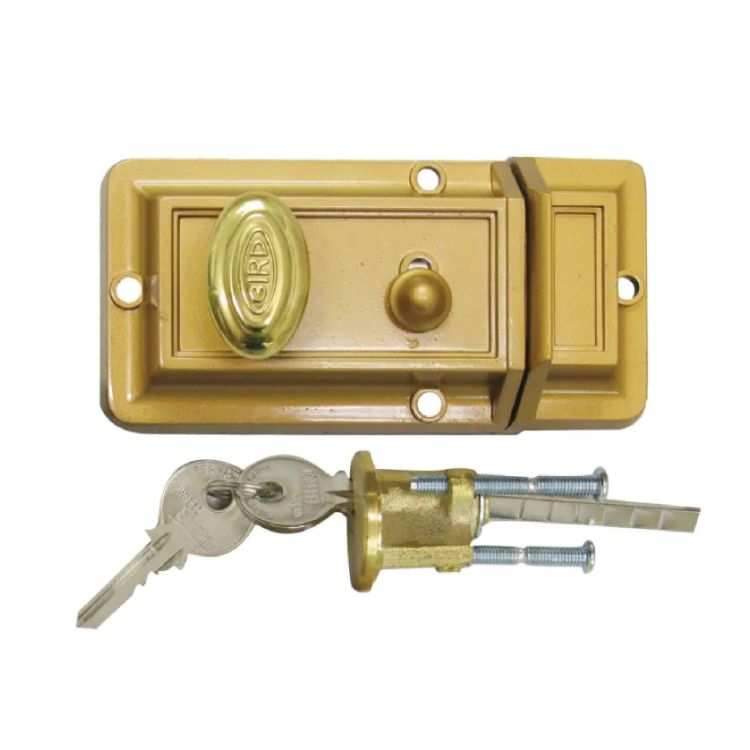 Picture of LOCK BIRD NIGHT LATCH COMPLETE BLISTERED NO.564