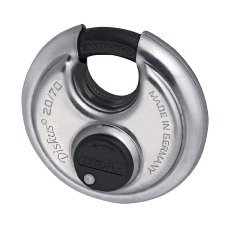 Picture of PADLOCK DISCUS 70MM (ABUS) S/STEEL BLISTER