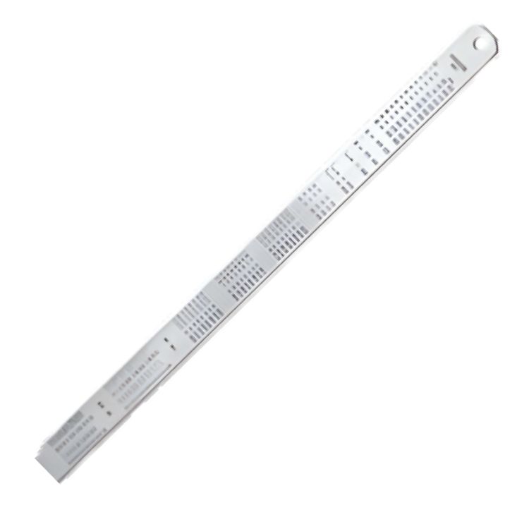 Picture of RULER STEEL 300MM/12 W/CONVERSION TABLE (GARVIN)